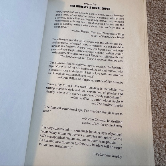 3/$15 2022 Her Majesty’s Royal Coven, by Juno Dawson - Picture 5 of 9